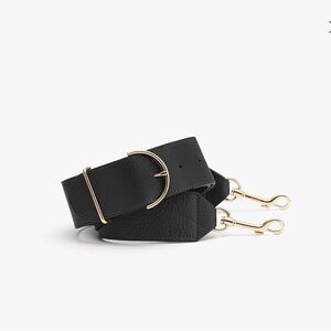 Cuyanna Black Adjustable Wide Strap